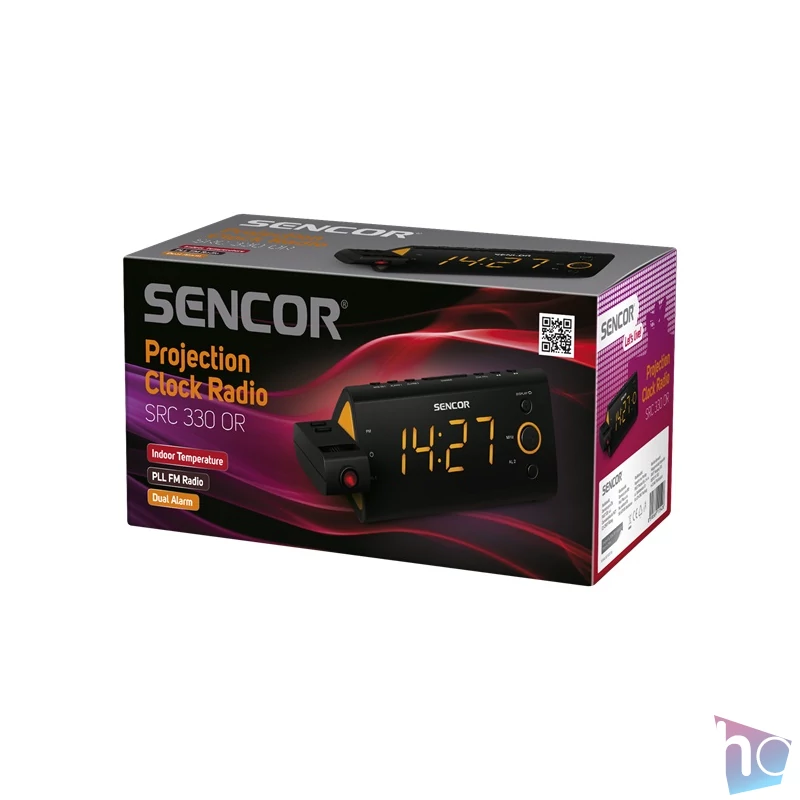 Sencor SRC 330 OR narancs rádiós ébresztőóra