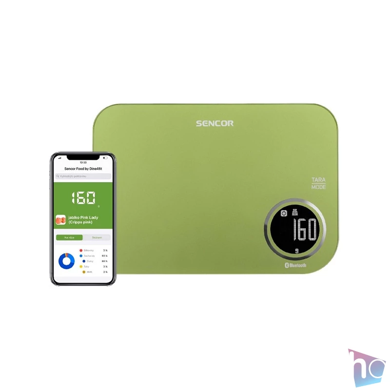 Sencor SKS 7070GG smart konyhai mérleg