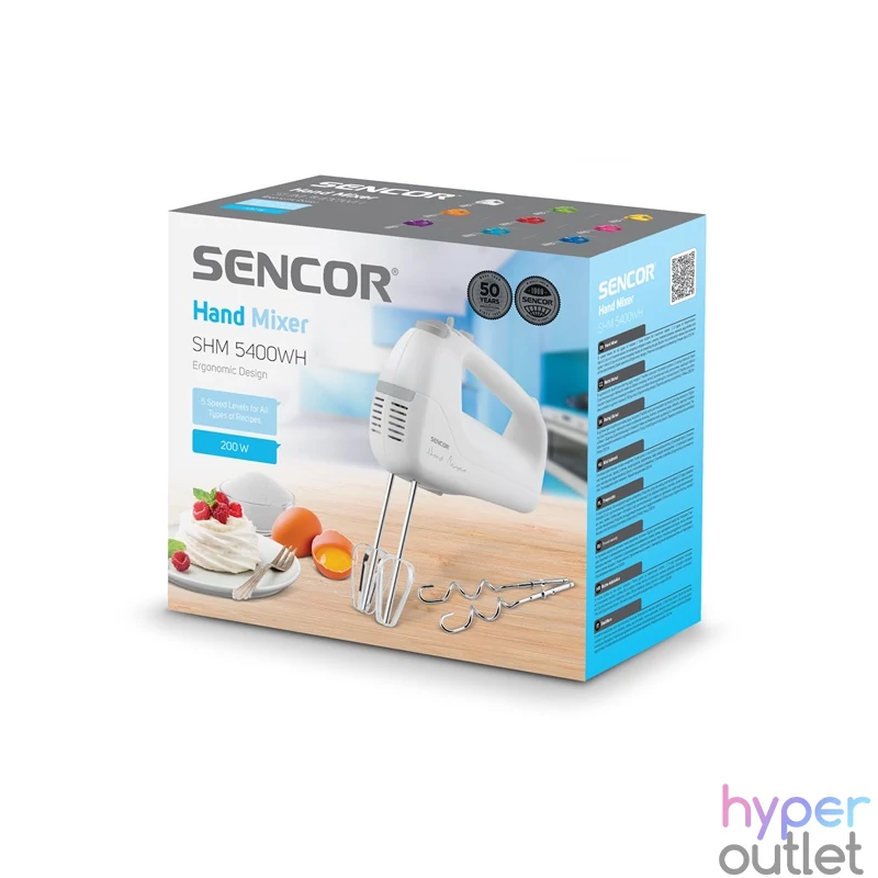 Sencor SHM 5400WH fehér kézi mixer