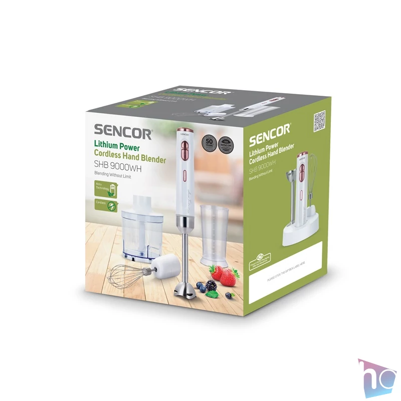 Sencor SHB 9000WH 3in1 fehér akkumulátoros botmixer