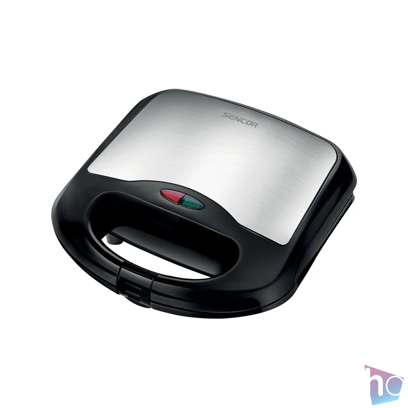 Sencor SSM 4420SS inox-fekete grill/panini - szendvicssütő