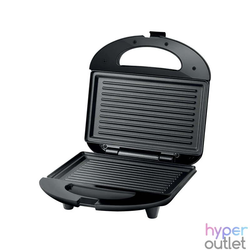Sencor SSM 4420SS inox-fekete grill/panini - szendvicssütő