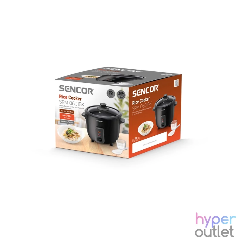 Sencor SRM 0601BK fekete rizsfőző
