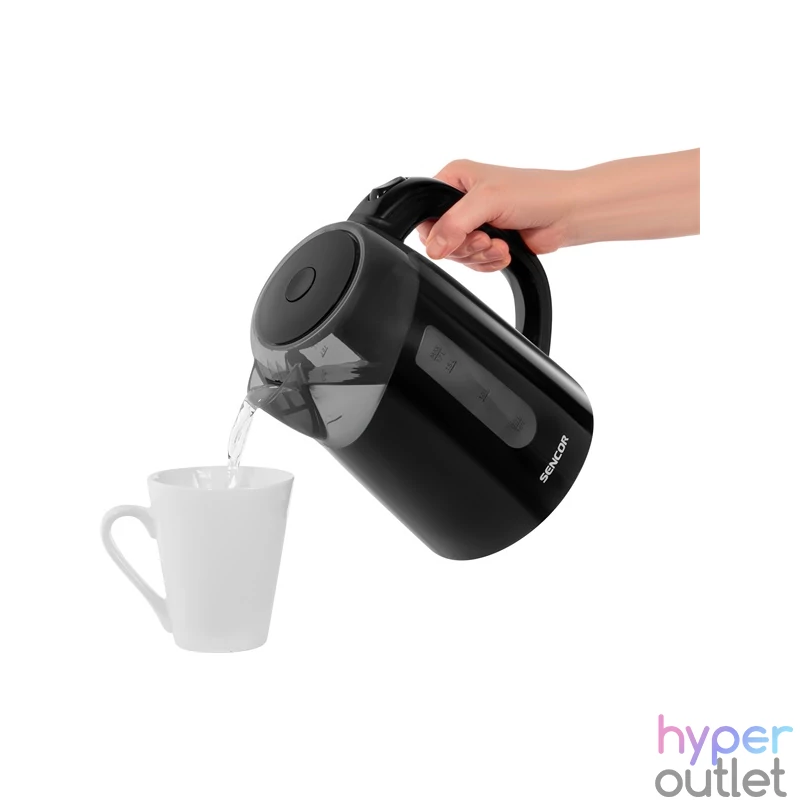 Sencor SWK 1701BK 1,7L-es fekete vízforraló