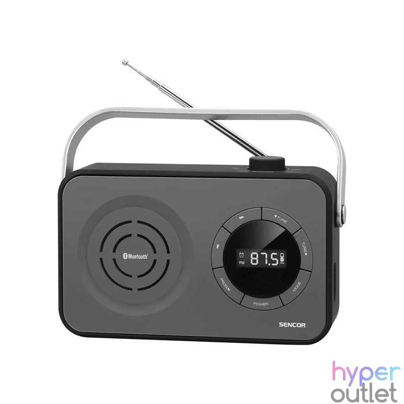Sencor SRD 3200 B Bluetooth fekete táskarádió
