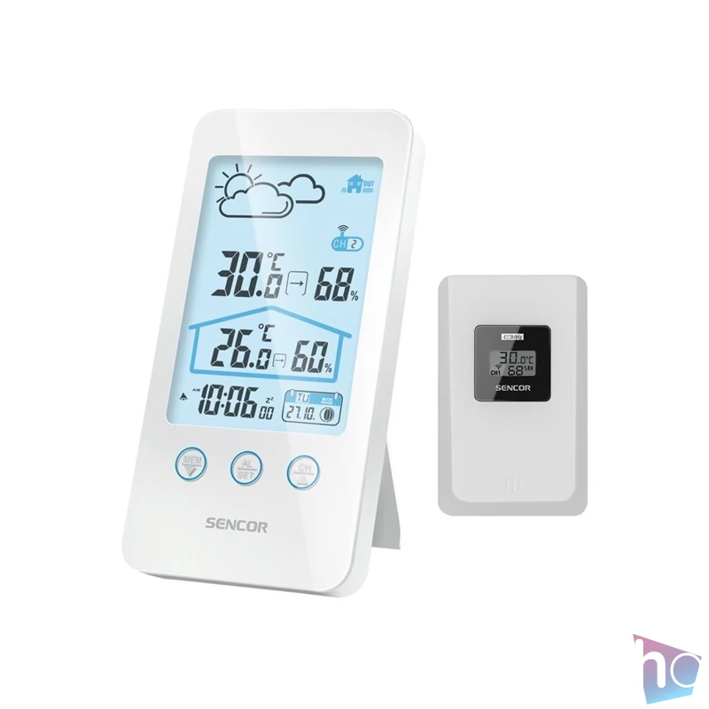 Sencor SWS 3000 W fehér időjárás állomás