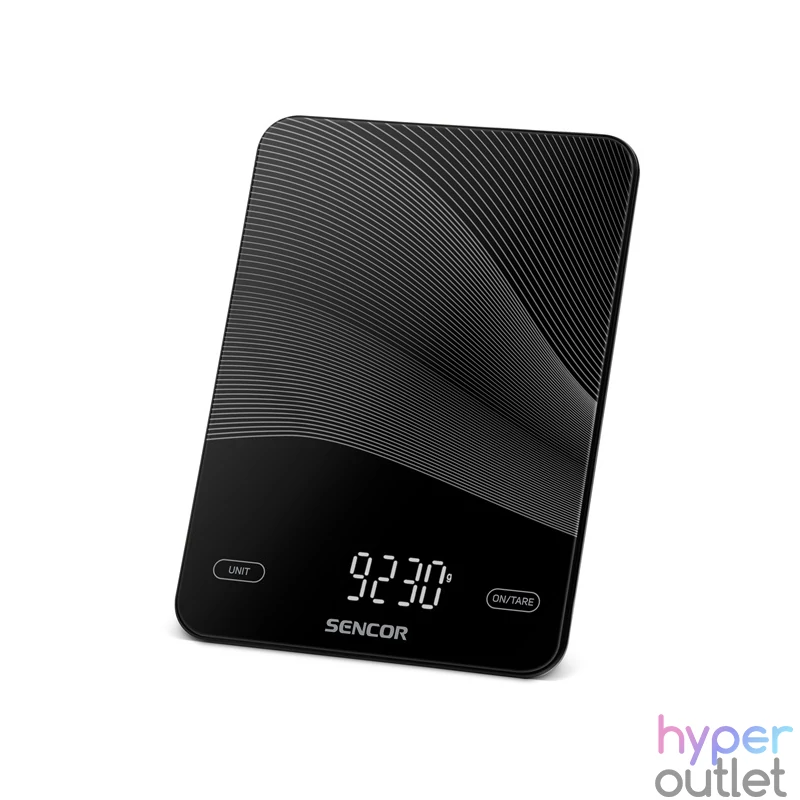 Sencor SKS 7700BK fekete konyhai mérleg