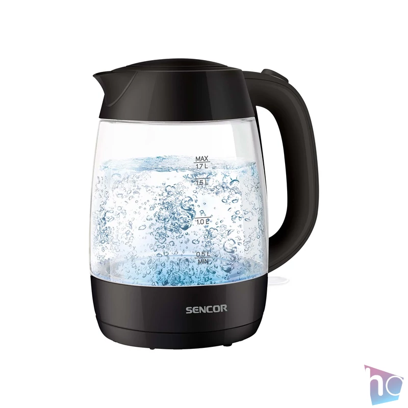 Sencor SWK 7301BK 1,7l üveg fekete vízforraló