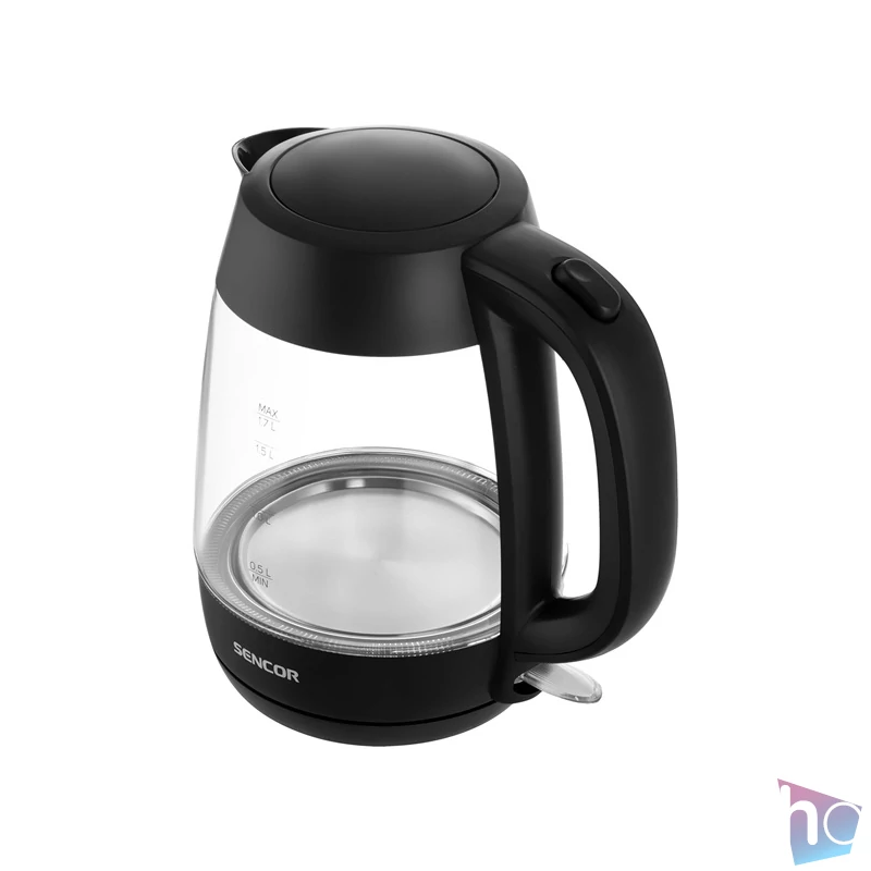 Sencor SWK 7301BK 1,7l üveg fekete vízforraló