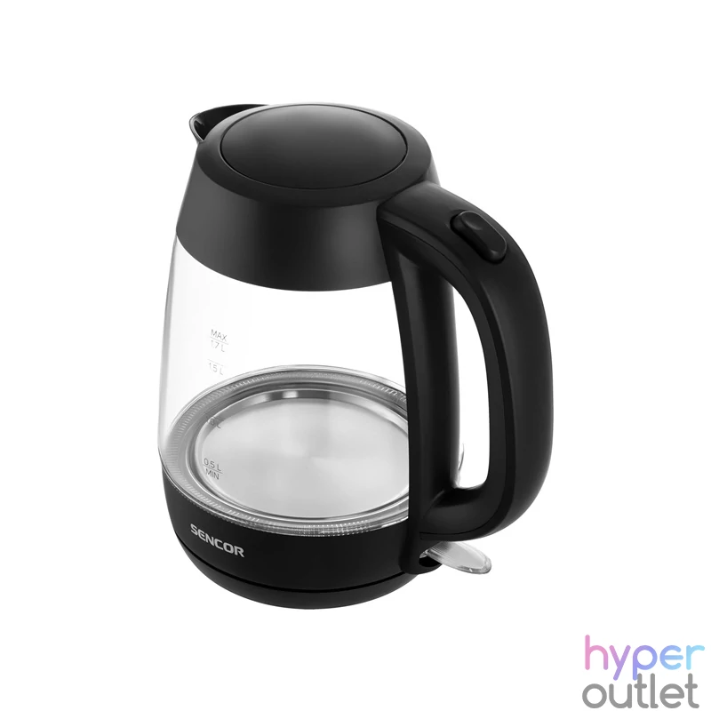 Sencor SWK 7301BK 1,7l üveg fekete vízforraló