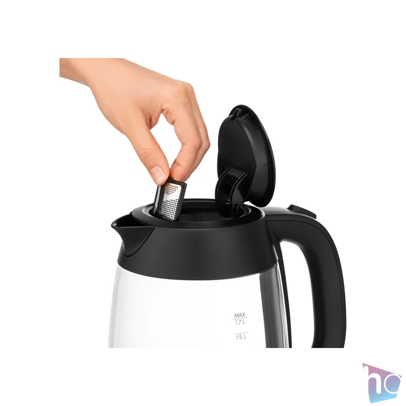 Sencor SWK 7301BK 1,7l üveg fekete vízforraló