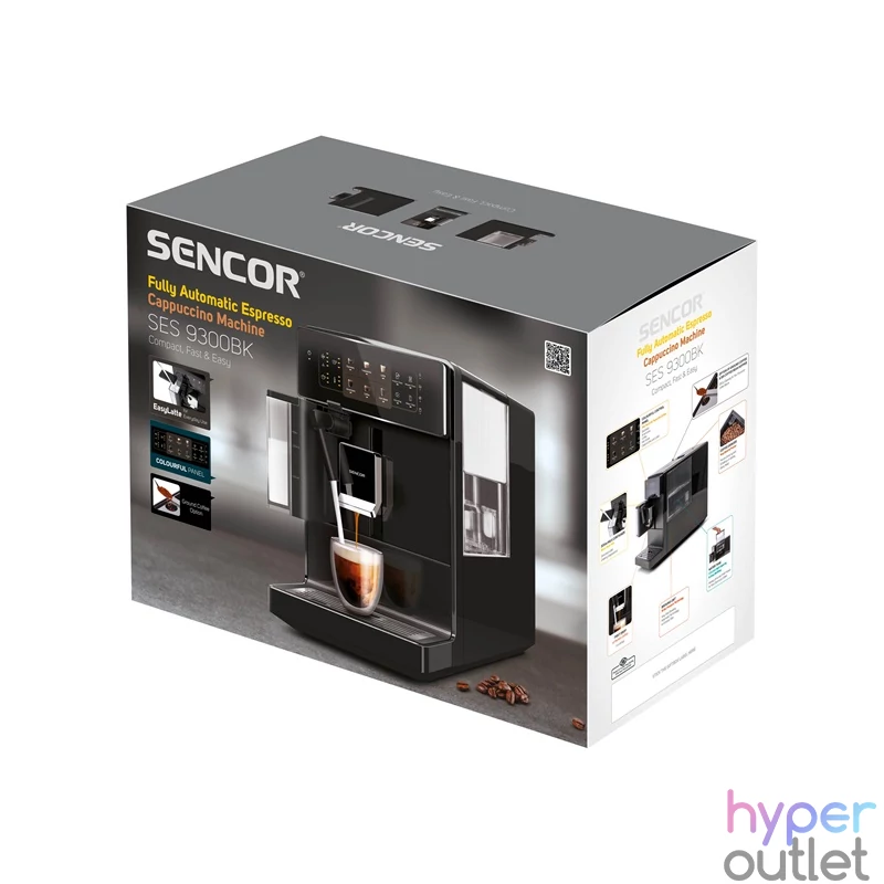 Sencor SES 9300BK fekete automata kávéfőző