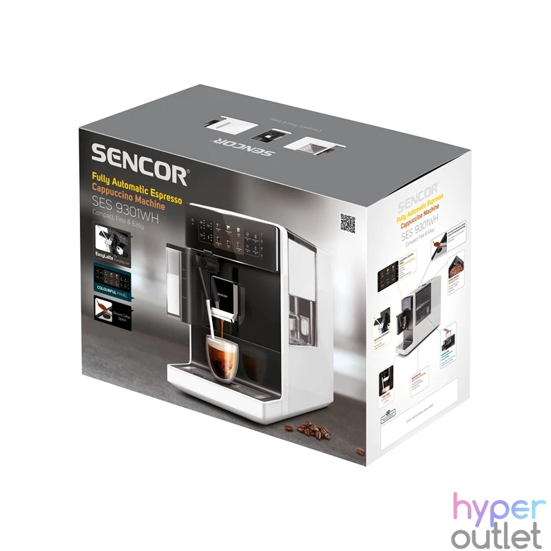Sencor SES 9301WH fehér automata kávéfőző