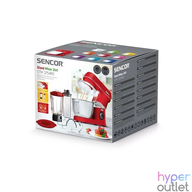 Sencor STM 3754RD piros konyhai robotgép
