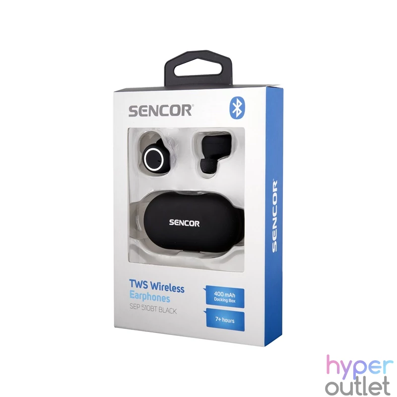 Sencor SEP 510BT True Wireless Bluetooth fekete fülhallgató