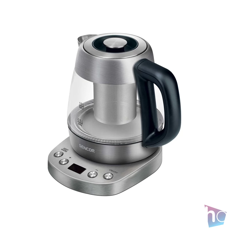 Sencor SWK 1080SS 1L-es teaszitás üveg vízforraló