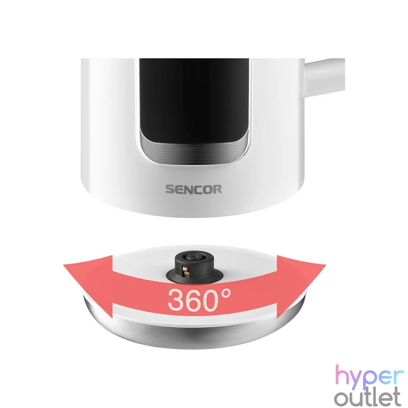 Sencor SWK 0950WH 1,7L-es fehér vízforraló