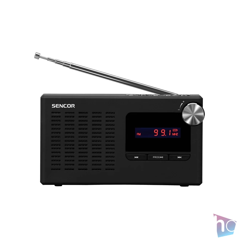 Sencor SRD 2215 USB/SD bemenettel fekete táskarádió