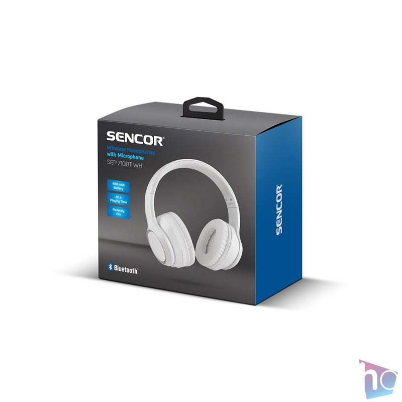 Sencor SEP 710BT WH Bluetooth fehér fejhallgató