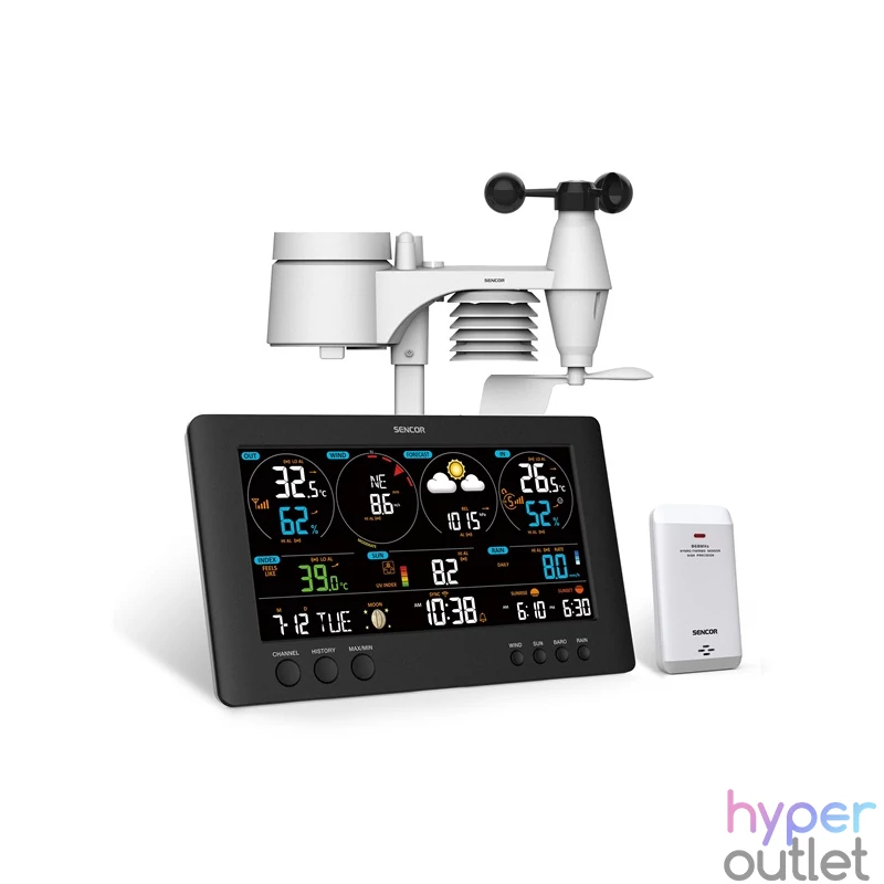 Sencor SWS 12500 WiFi professzionális meteorológiai állomás