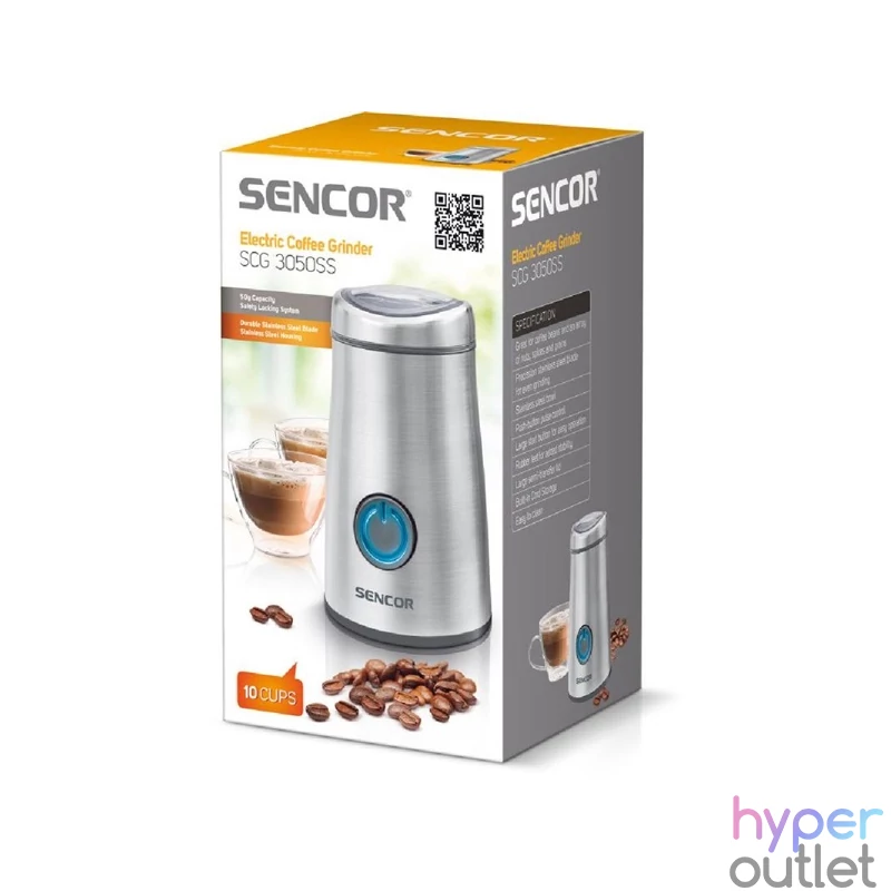 Sencor SCG 3050SS inox kávédaráló