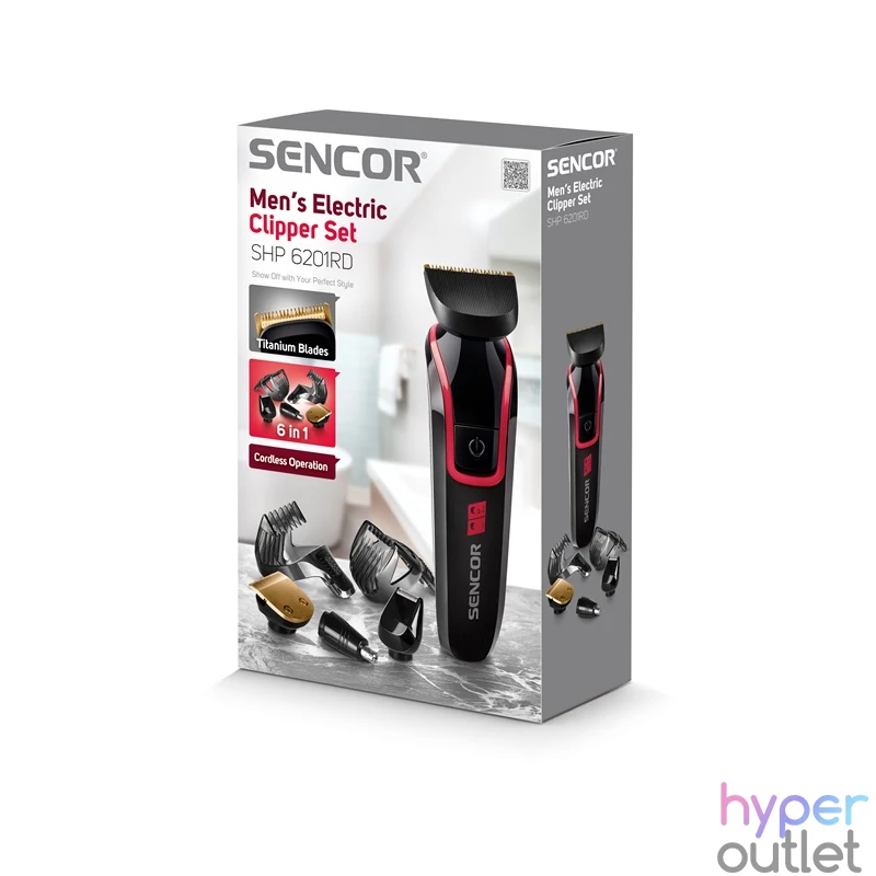 Sencor SHP 6201RD hajnyíró készlet