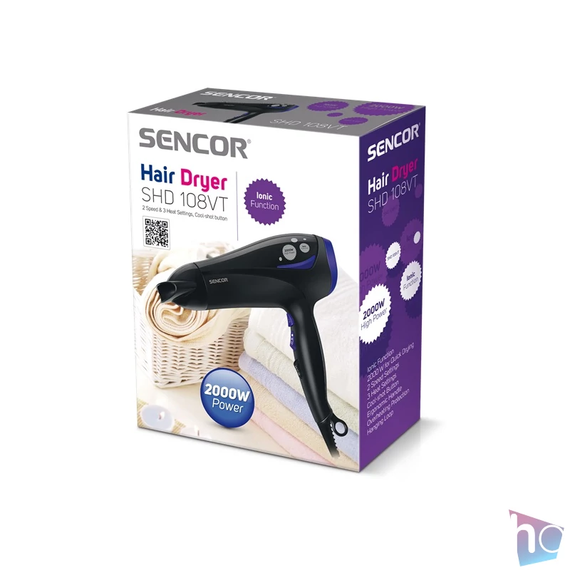 Sencor SHD 108VT diffúzoros hajszárító