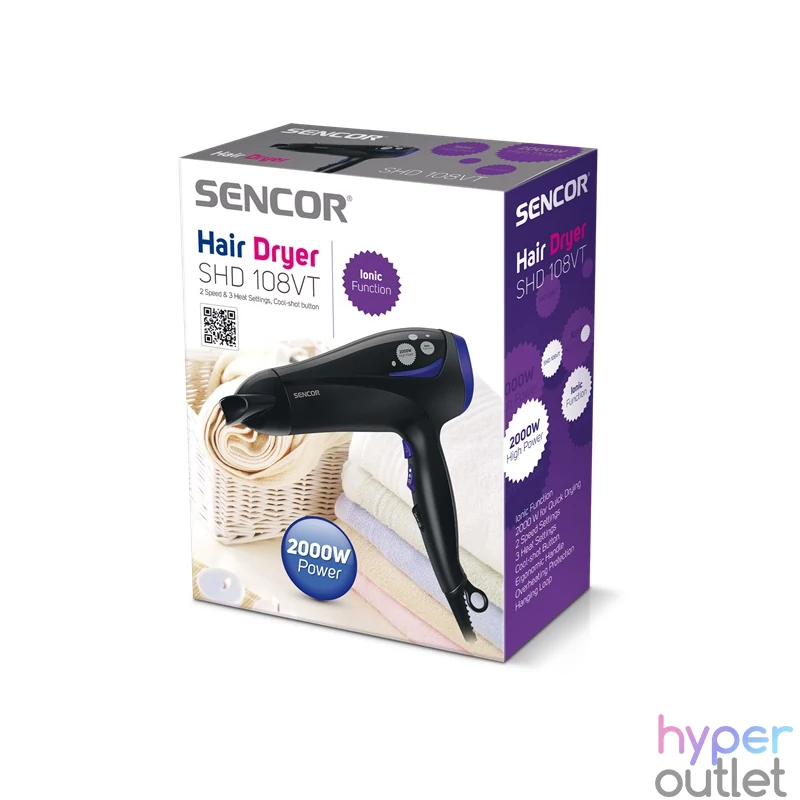 Sencor SHD 108VT diffúzoros hajszárító