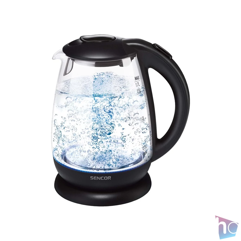 Sencor SWK 1785BK 1,7L-es fekete-üveg vízforraló