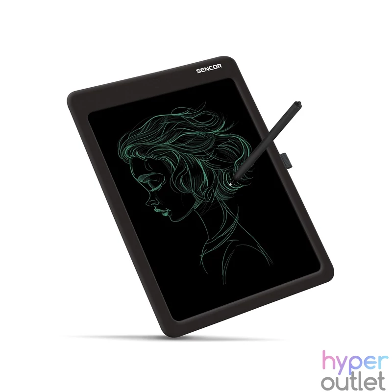 Sencor 57001202 SXP 040 BK LCD 14" fekete digitális rajztábla