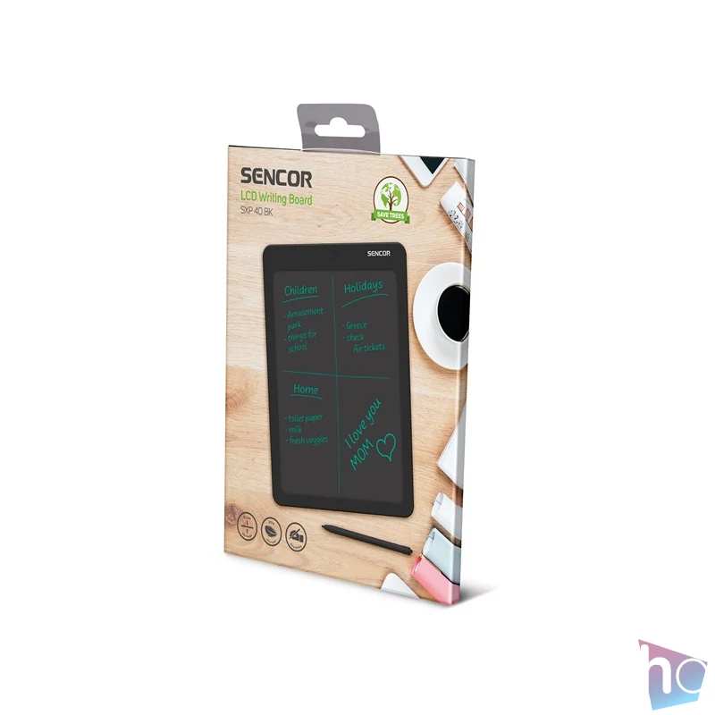 Sencor 57001202 SXP 040 BK LCD 14" fekete digitális rajztábla