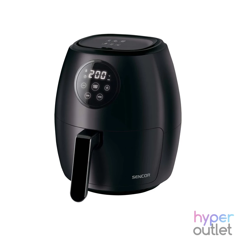 Sencor SFR 5030BK fekete 3,5 L forrólevegős sütő