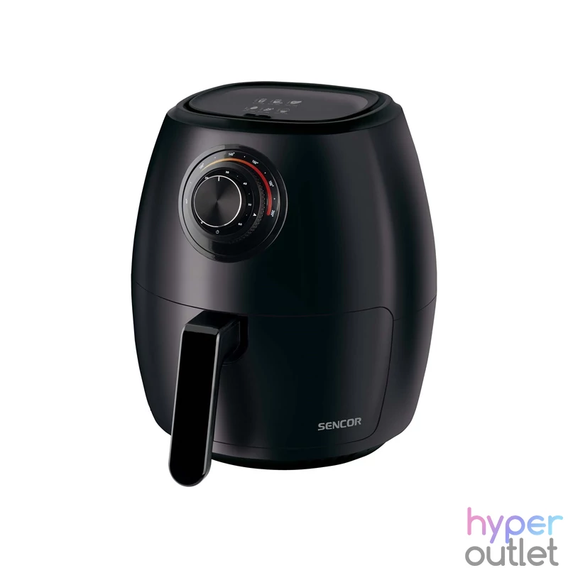 Sencor SFR 3130BK fekete 3,5 L forrólevegős sütő