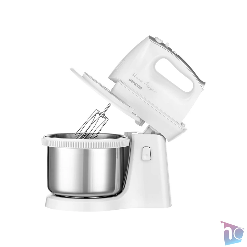 Sencor SHM 6206SS fehér-ezüst tálas kézi mixer