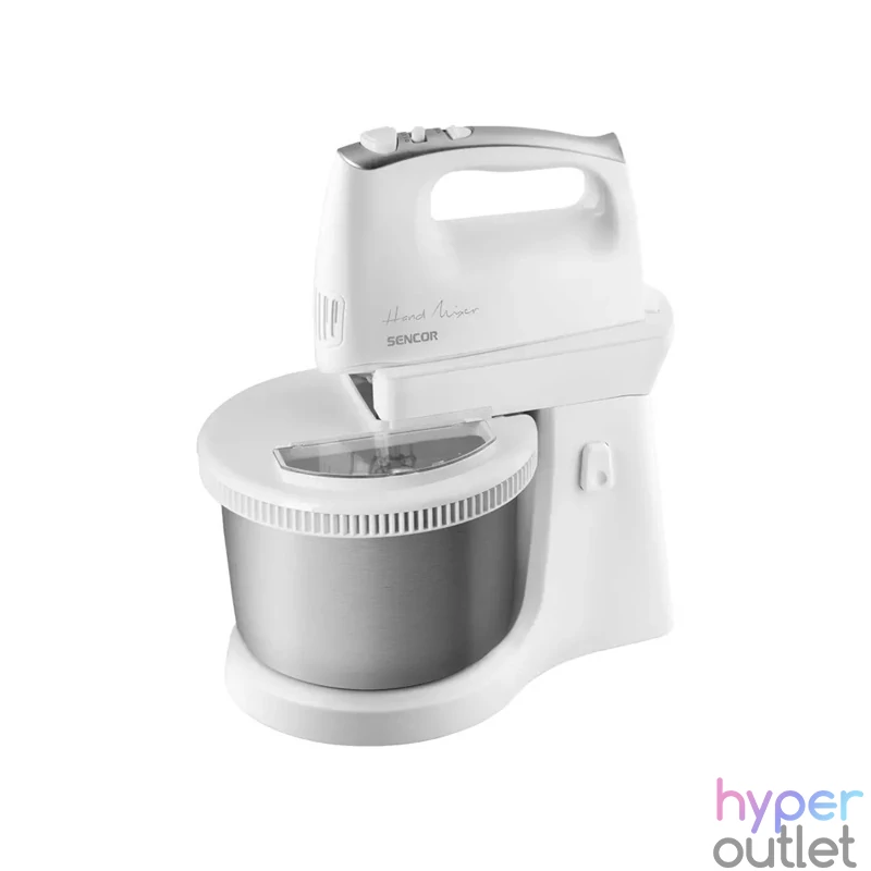 Sencor SHM 6206SS fehér-ezüst tálas kézi mixer