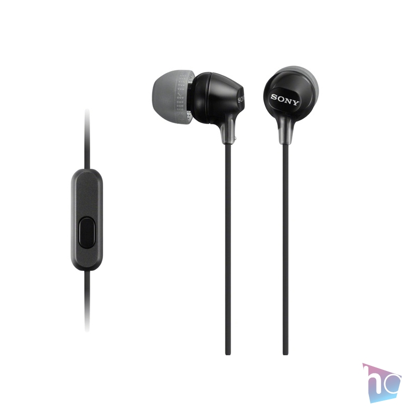 Sony MDREX15APB.CE7 mikrofonos fekete fülhallgató