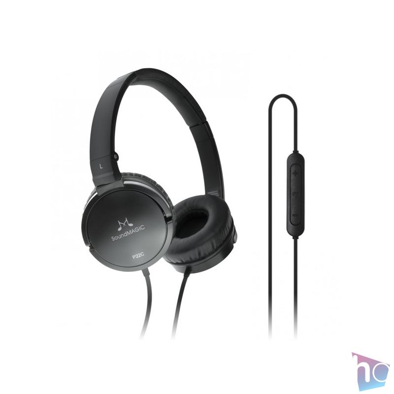 SoundMAGIC P22C Over-Ear mikrofonos fekete fejhallgató