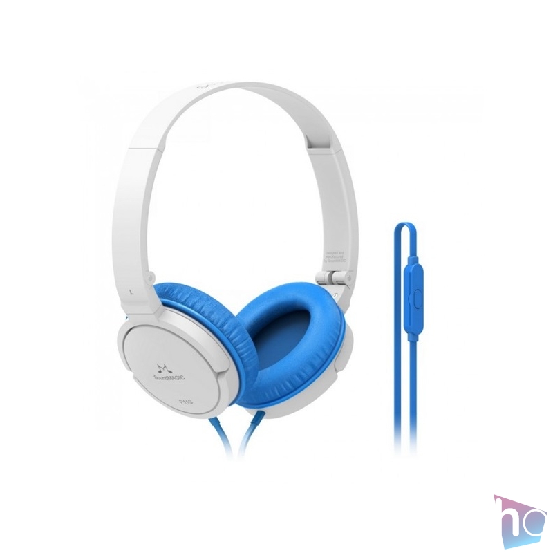 SoundMAGIC SM-P11S On-Ear fehér-kék fejhallgató