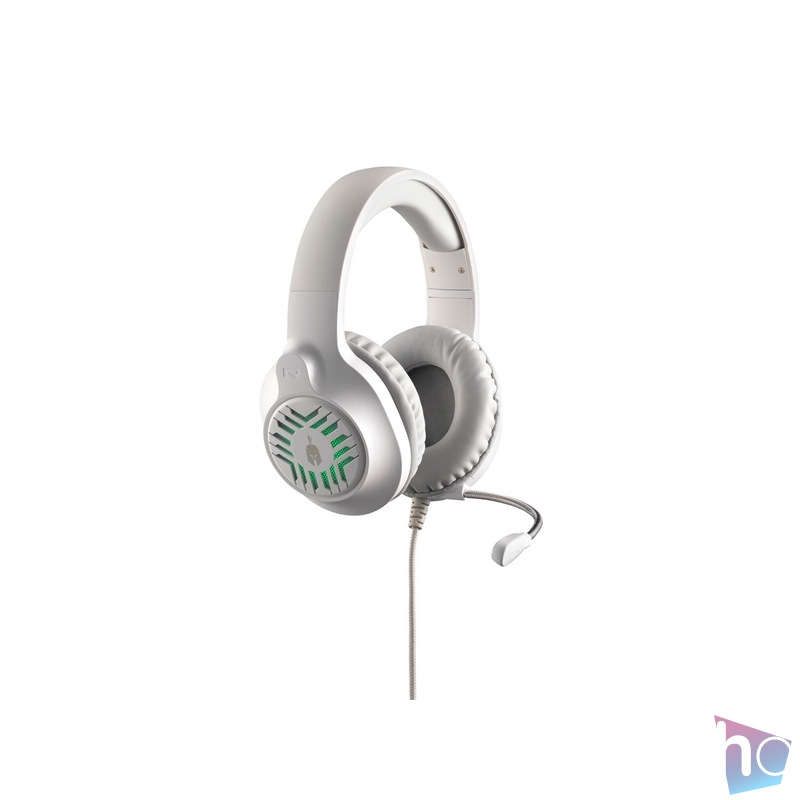 Spartan Gear - Medusa Wired fehér-szürke headset