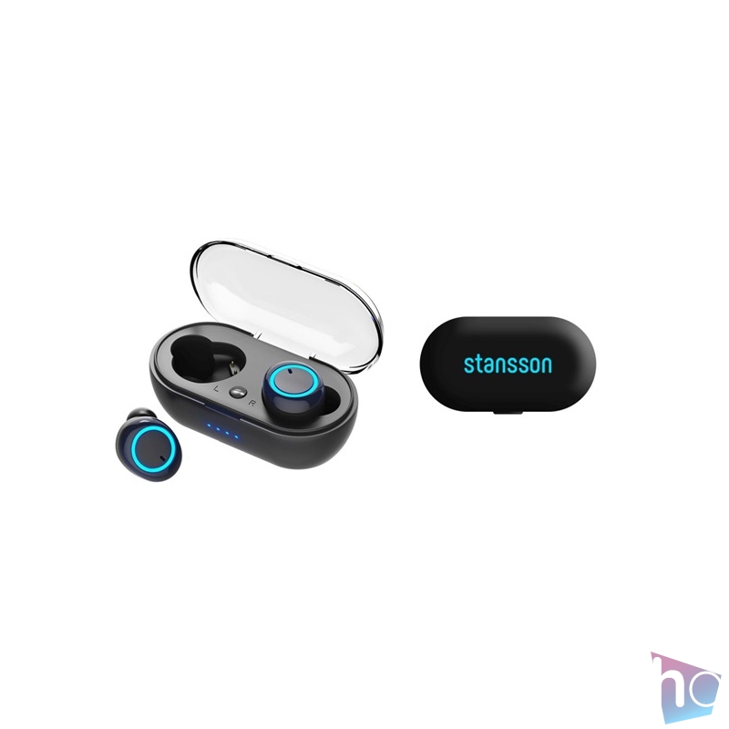 Stansson BH-400-BL True Wireless Bluetooth fekete fülhallgató