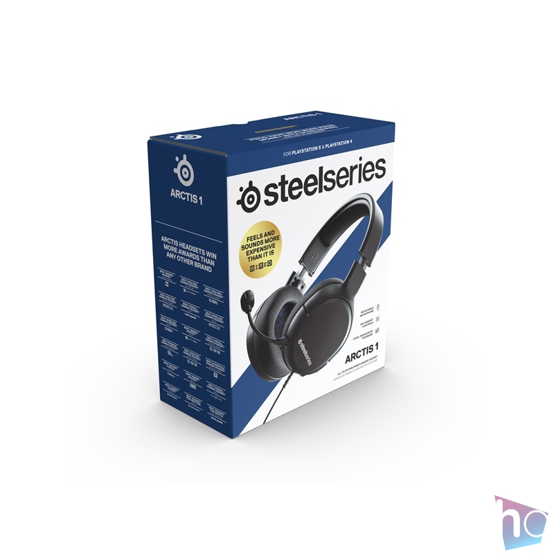SteelSeries Arctis 1 PS5 3,5 Jack fekete gamer headset