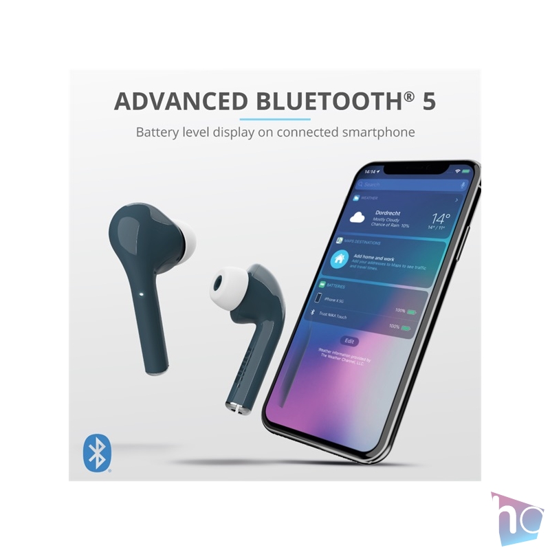 Trust Nika Touch True Wireless Bluetooth kék fülhallgató