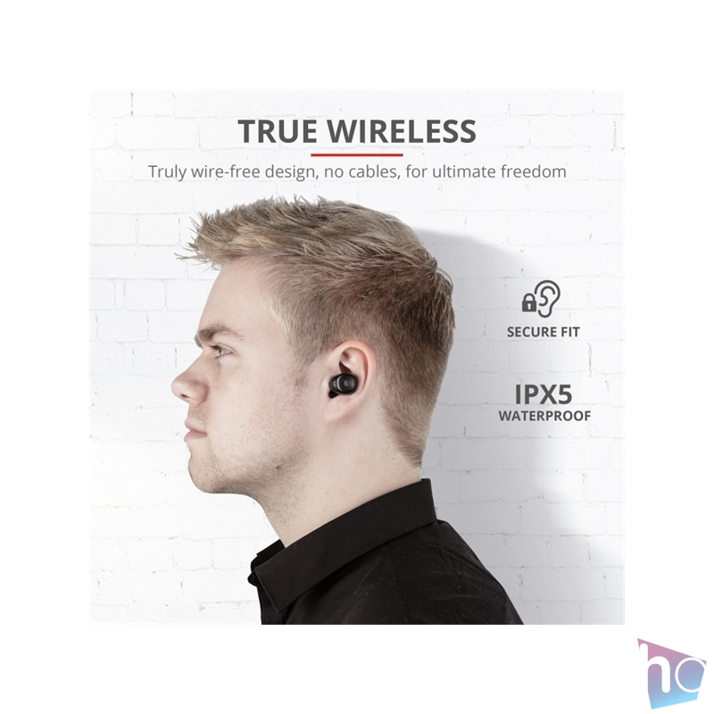 Trust Duet XP Bluetooth True Wireless Bluetooth fekete fülhallgató