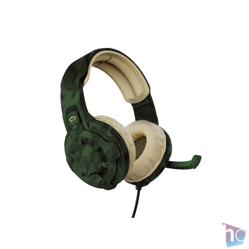 Trust GXT 411C Radius zöld terepszínű gamer headset