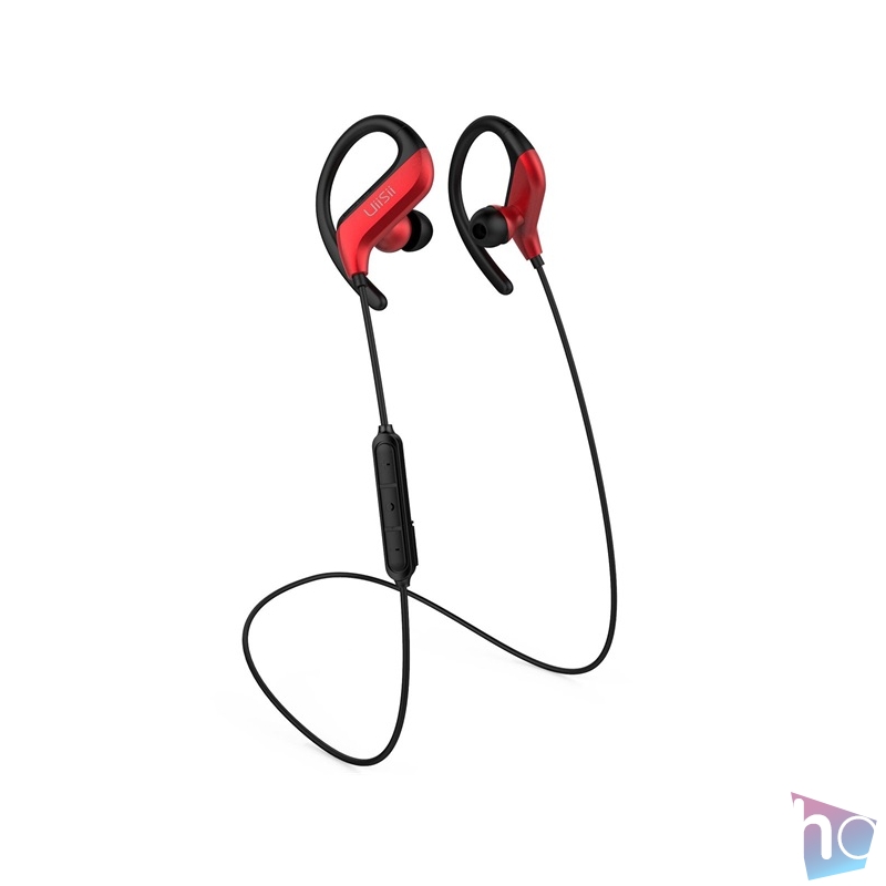 UiiSii BT100 Bluetooth nyakpántos piros sport fülhallgató