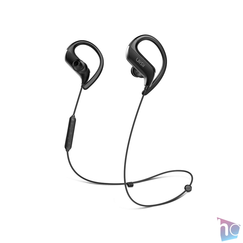 UiiSii BT100 Bluetooth nyakpántos fekete sport fülhallgató