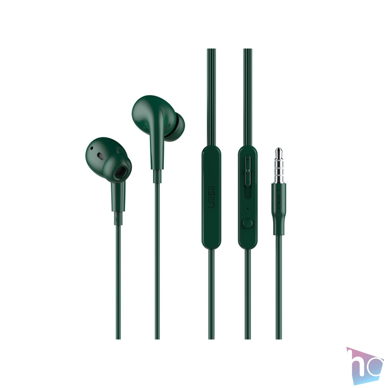 UiiSii UX mikrofonos zöld fülhallgató